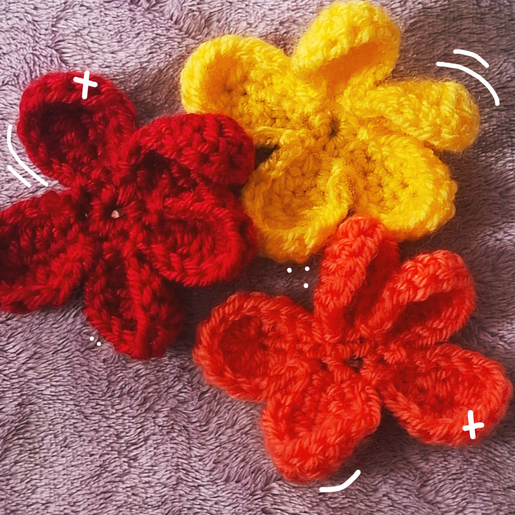 Blumen Haarspange