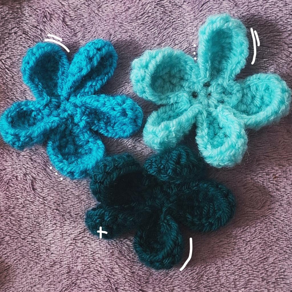 Blumen Haarspange