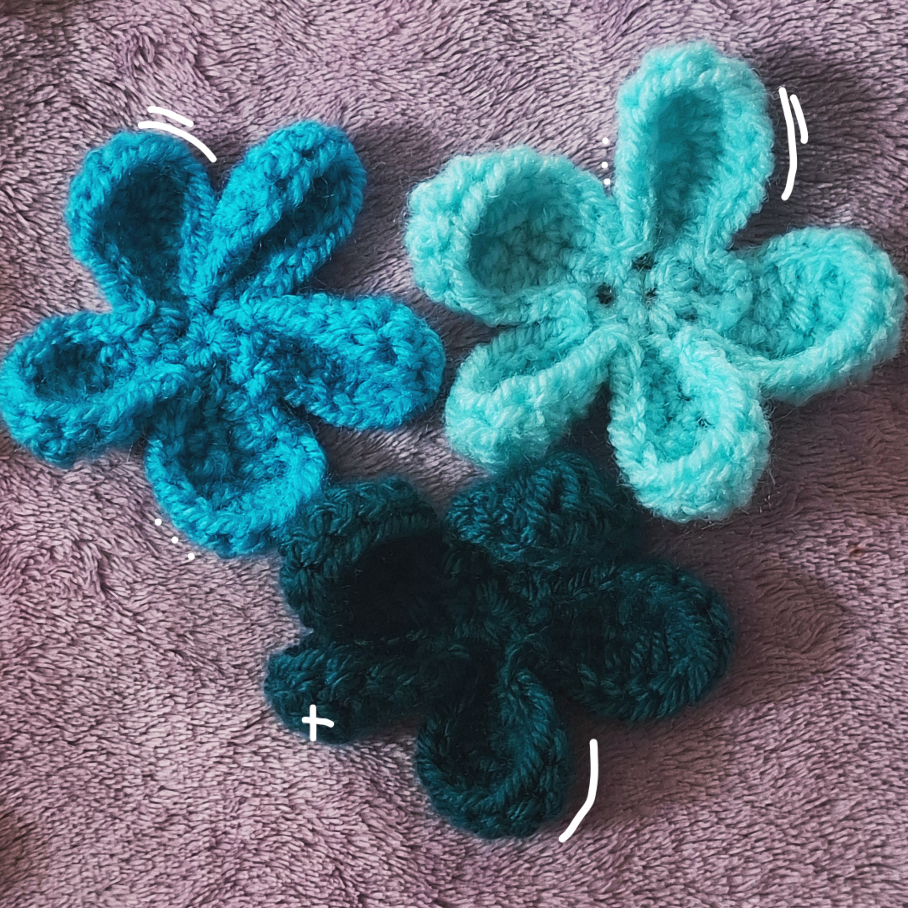 Blumen Haarspange